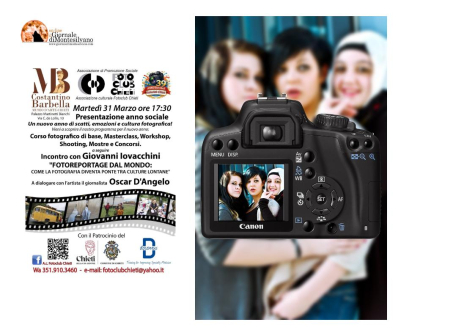 Fotoclub Chieti: corsi e grandi masterclass nel 39° anno al via.