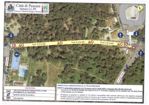 Pescara/Cedimento in via D’Avalos, chiude rotatoria della Pineta