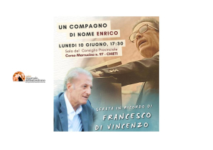 Fondazione Abruzzo Riforme ricorda Francesco Di Vincenzo