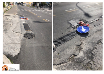 Pescara. Viale Marconi/Via Sforza-Tombini semi aperti nella corsia riservata agli autobus