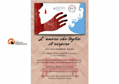 Ortona. All'ITC Einaudi “L’amore che toglie il respiro”