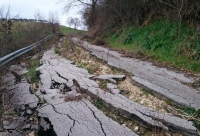 Pianella: crollo strada S. Michele 2013, il comune aggiusta con proprie risorse.
