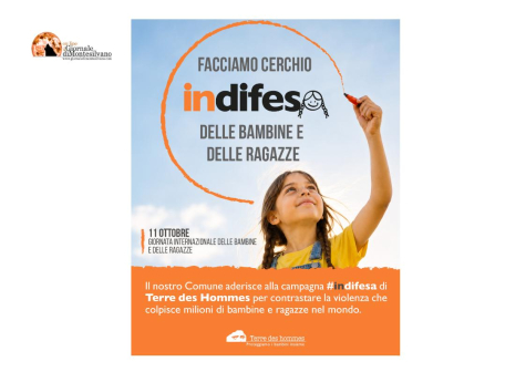 11 ottobre 2026 - Giornata internazionale delle bambine