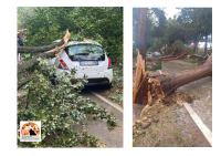 Fossacesia, tromba marina nella prima domenica d'agosto, feriti e gravi danni.