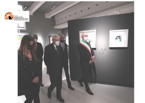 Presidente Mattarella e Sindaco Masci