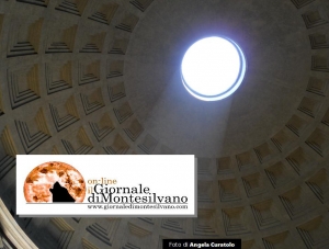 l'oculo del Pantheon di Roma