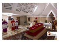 le immagini diffuse dal Vaticano della Salma di Papa Francesco