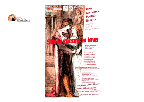 “Shakespeare in love” al MLA/Museo Lettera d’Amore