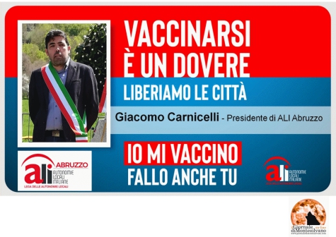 Covid 19. "Vaccinarsi un dovere, al via la campagna dei Sindaci italiani!"