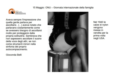15 maggio: eresia, femminismo e calze di nylon