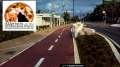Pista ciclabile, zona in cui erano rpevisti parcheggi