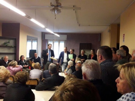 riunione in via Napoli ieri