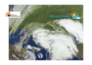 Brutto tempo fino a Lunedì, neve sui rilievi al disopra dei 1300-1400 metri