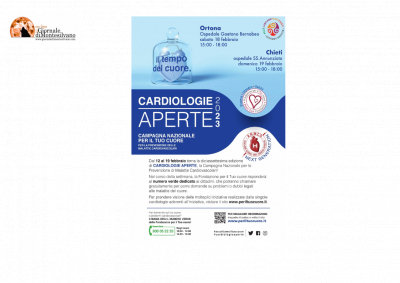 Chieti. "Cardiologie aperte", iniziativa per la prevenzione cardiovascolare