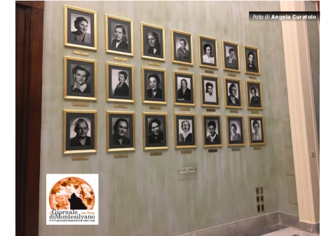 Sul muro di Montecitorio donne della costituente