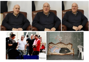 Davide Desiderio, sotto le foto sul set di Boris - il film