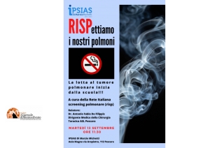 Tabagismo e tumore ai polmoni, la Asl di Pescara centro di riferimento Regionale per screening