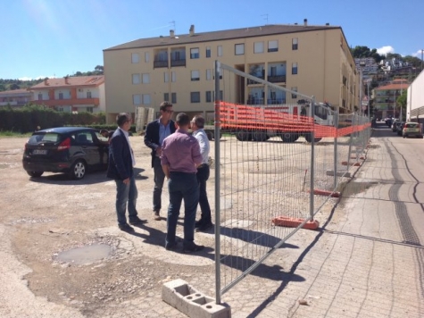 La zona dove sorgerà la piazza da 190 mila euro mutuo cassa depositi e prestiti