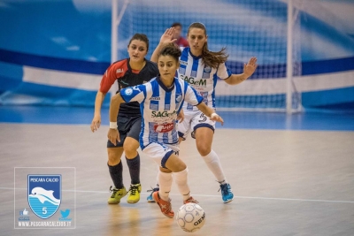 C5, Femminile Pescara. Le ragazze si Segundo a Thiene per una conferma.
