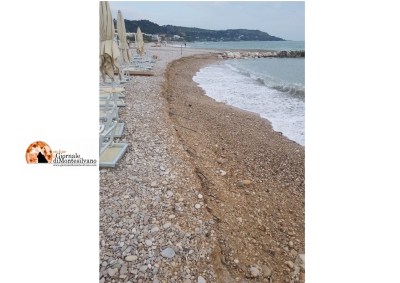 Fossacesia, erosione della costa. Sindaco chiede intervento a Regione.