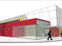 il progetto del pattinodromo a Montesilvano.