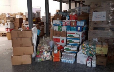 il materiale raccolto da Cuore Nazionale Abruzzo