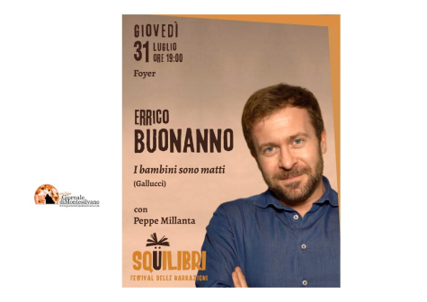Errico Buonanno presenta "I bambini sono matti" a Francavilla al Mare