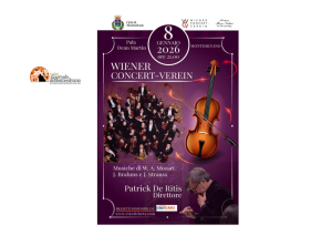 Montesilvano, "Wiener Concert-Verein" in concerto al Pala Dean Martin