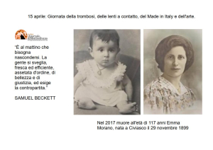15 aprile: nel 2017 muore all&#039;età di 117 anni Emma Morano, l&#039;ultima nata del 1900