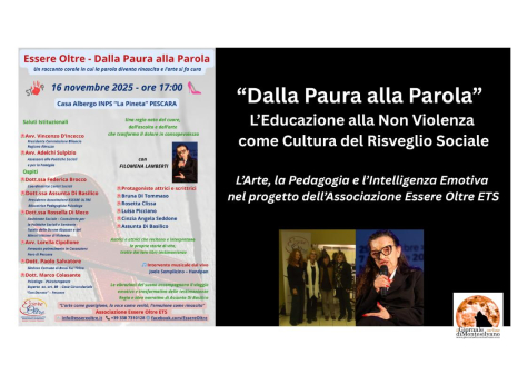 “Dalla Paura alla Parola” – Educare alla Non Violenza con l’Associazione Essere Oltre ETS