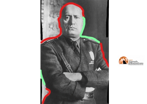 Benito Mussolini fondatore del Movimento Fascista.