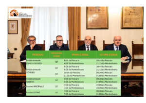 Pescara-Montesilvano, corse notturne per la filovia. I nuovi orari.