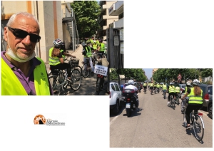 Giancarlo Odoardi fa da 'scopa' a ragazzi in spot bicicletta