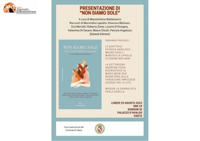 “Non siamo sole. Otto storie di solidarietà femminile”, la presentazione a Vasto