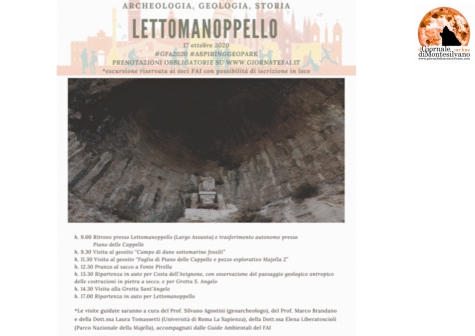 Giornate Fai a Lettomanoppello: ecco cosa visitare