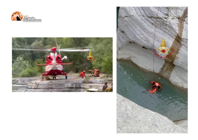 Caramanico Terme. Si immerge per svago nel fiume Orta, dopo ore di ricerca la terribile scoperta.