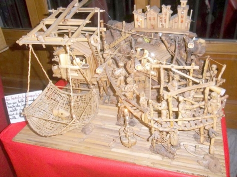 Presepi in canna vegetale 2017 di Peppino Di Iorio