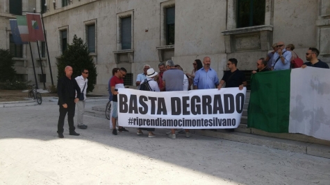 la protesta di oggi