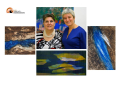 Il blu del mare, le montagne e le terre d’Abruzzo: le emozioni delle origini nelle nuove opere di Gabriella Capodiferro