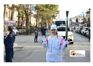 Spadista teatina tedofora per Milano-Cortina 2026