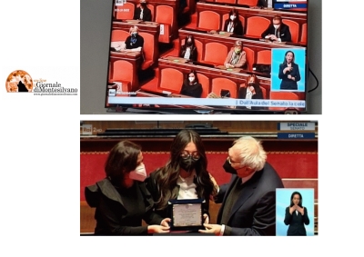 Gli studenti del Liceo di Città Sant’Angelo premiati in Senato in diretta su RA12