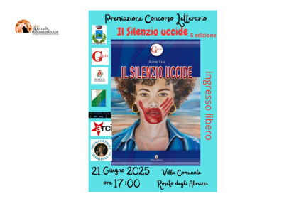 Il Concorso letterario "Il silenzio uccide" indetto dall'Associazione "Il Guscio" raggiunge la quinta edizione.
