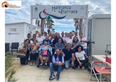 Montesilvano, 500 persone nella spiaggia per disabili questa estate.