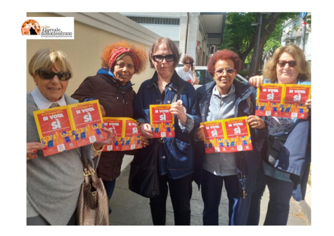 CGIL davanti alla sede regionale della Rai: "Adesso parliamo noi. Rompiamo il silenzio sui referendum"