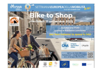 L'Aquila, la spesa si fa in bici