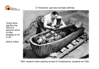 27 Novembre. Prima crociata, medaglia miracolosa, tomba di Tutankhamon