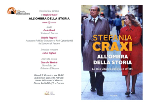 "All'ombra della storia", Stefania Craxi a Pescara
