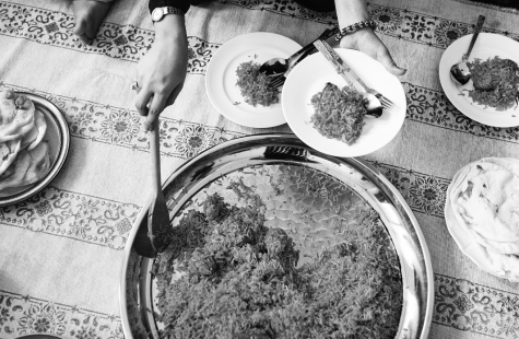 foto di una pietanza araba chiamata byriani, si presume abbia cucinato così il fidanzato
