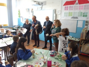 Montesilvano. Civette colorate per l'assessore al verde in visita nelle scuole