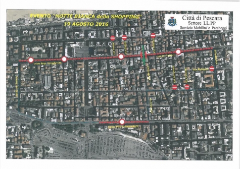 Piantina degli eventi